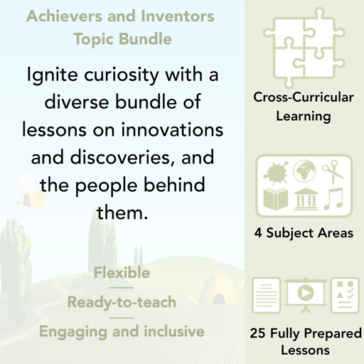 PlanBee Achievers and Inventors KS2 Topic Lessons by PlanBee