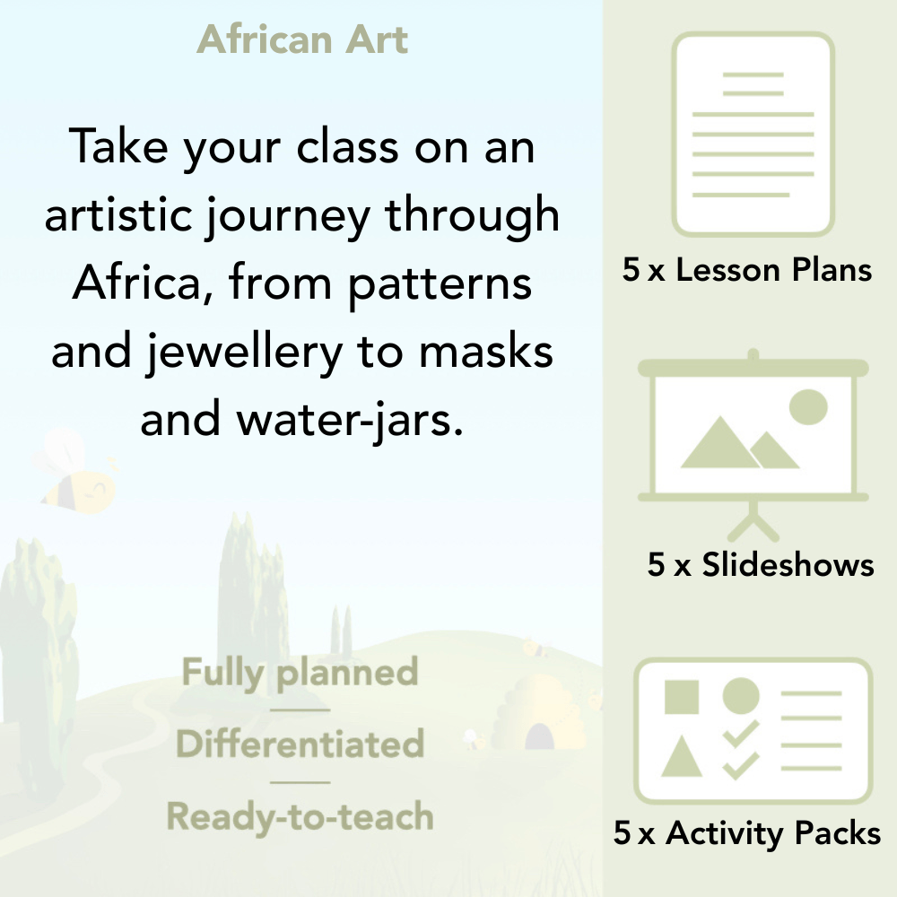 PlanBee Ready-to-teach African Art KS1 Lessons by PlanBee