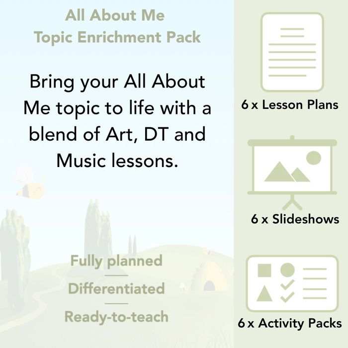 PlanBee All About Me KS1 Topic Enrichment Pack