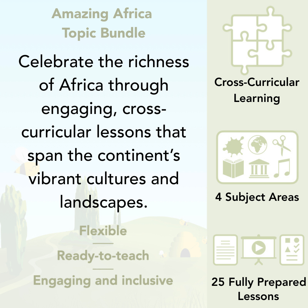 PlanBee Amazing Africa KS2 Topic for Year 5 & Year 6 