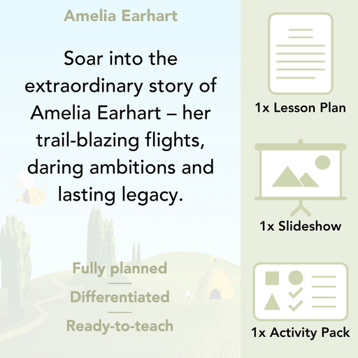 PlanBee Amelia Earhart KS2 Special People Lesson by PlanBee