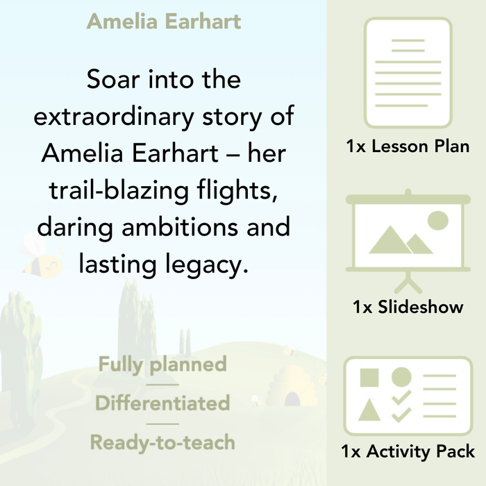 PlanBee Amelia Earhart KS2 Special People Lesson by PlanBee