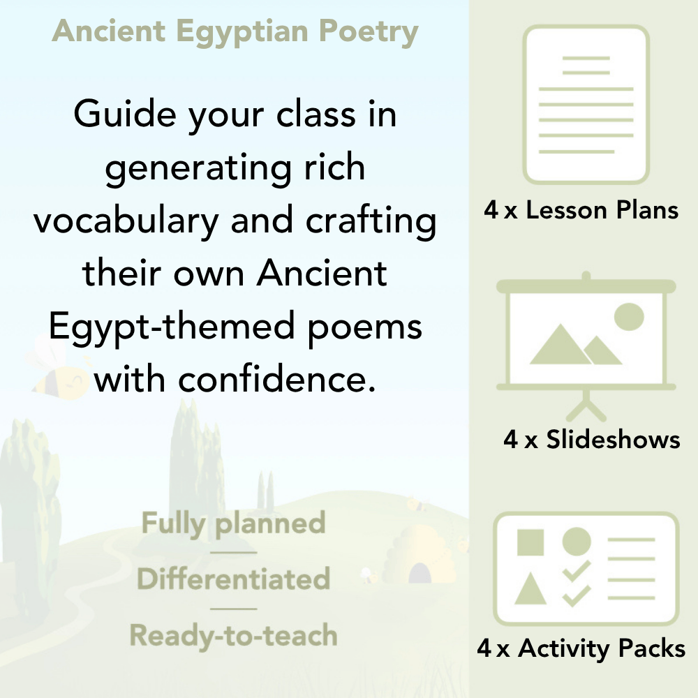 PlanBee Ancient Egyptian Poetry | KS2 English Pack