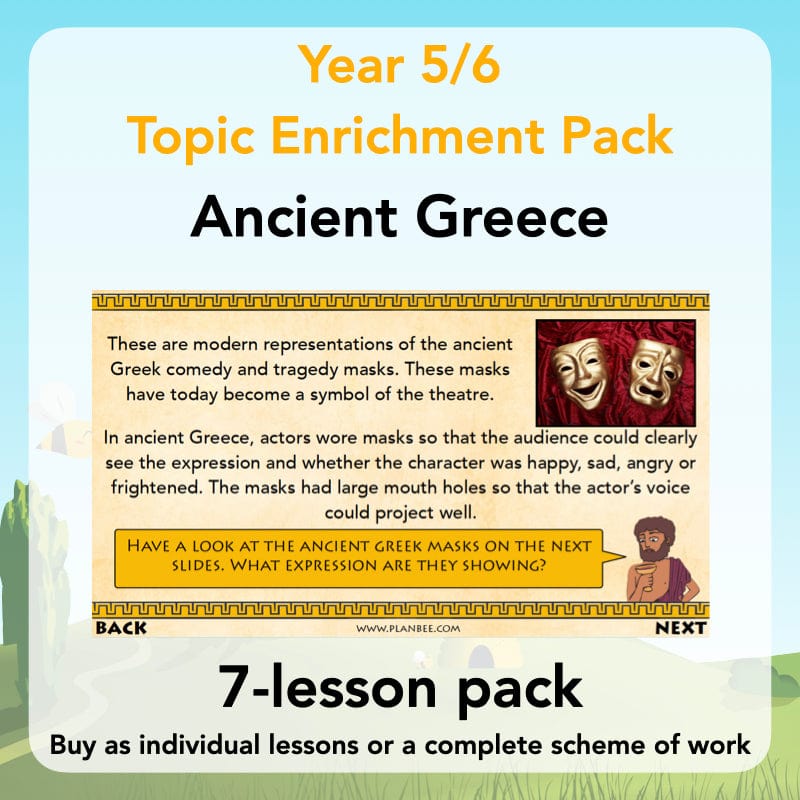 PlanBee Ancient Greece Topic KS2 Enrichment Lesson Pack