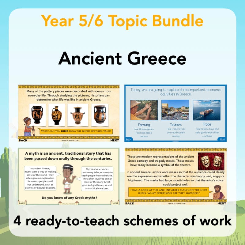 PlanBee Ancient Greece Topic Bundle KS2