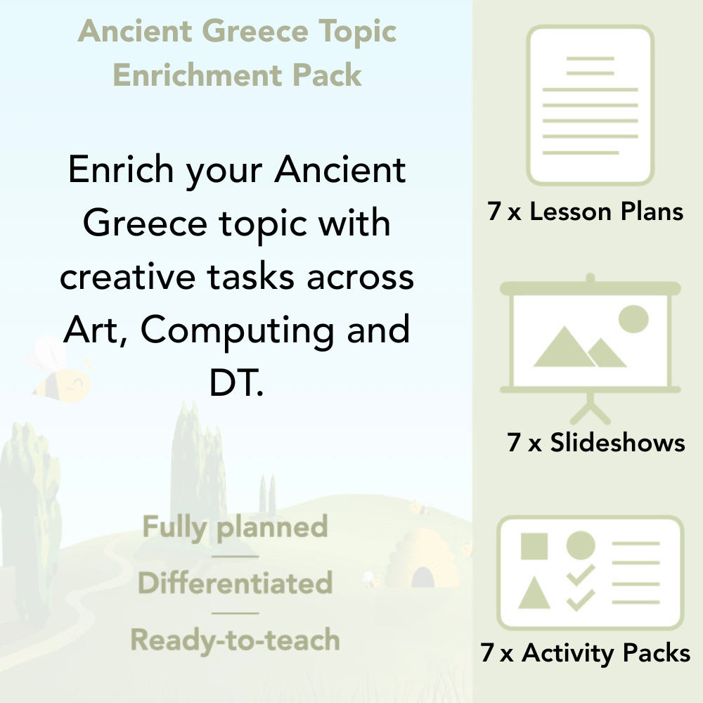 PlanBee Ancient Greece Topic KS2 Enrichment Lesson Pack