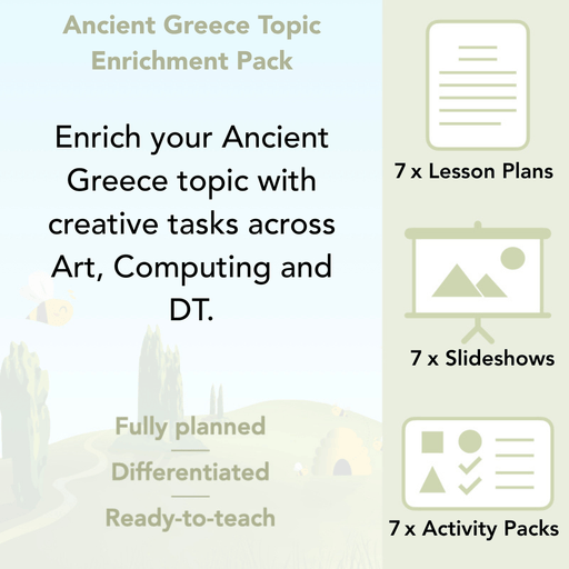 PlanBee Ancient Greece Topic KS2 Enrichment Lesson Pack