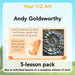 PlanBee Andy Goldsworthy KS1 Art Lesson Plans created by PlanBee
