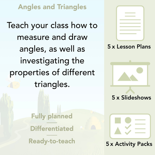 PlanBee Year 5 Angles and Triangles Maths Lessons by PlanBee