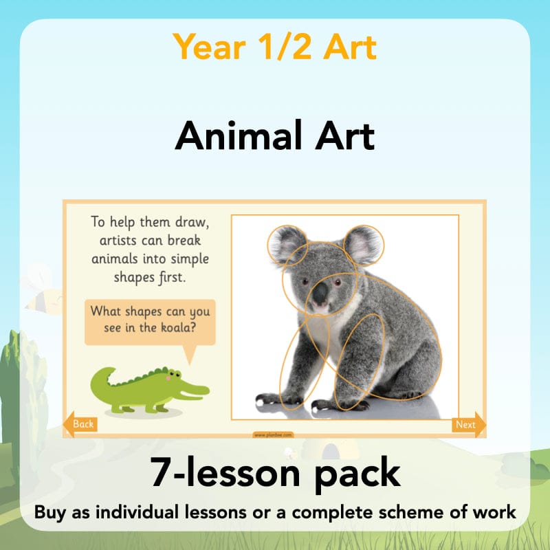PlanBee Animal Art KS1 | Art Lesson Pack
