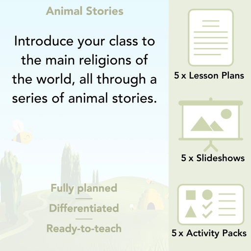 PlanBee Animal Stories KS1 RE Planning Year 2 Lessons by PlanBee