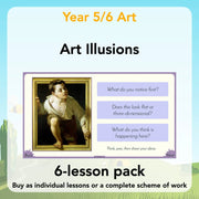 PlanBee Art Illusions | KS2 Art lessons