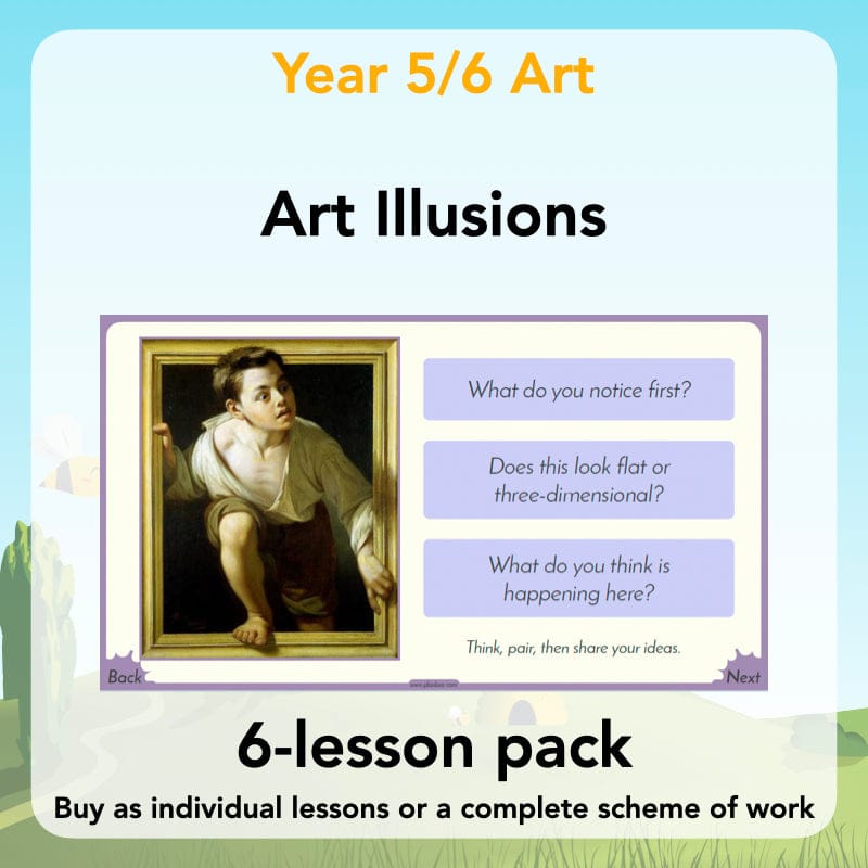PlanBee Art Illusions | KS2 Art lessons