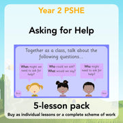 PlanBee Asking for Help | PSHE lessons KS1