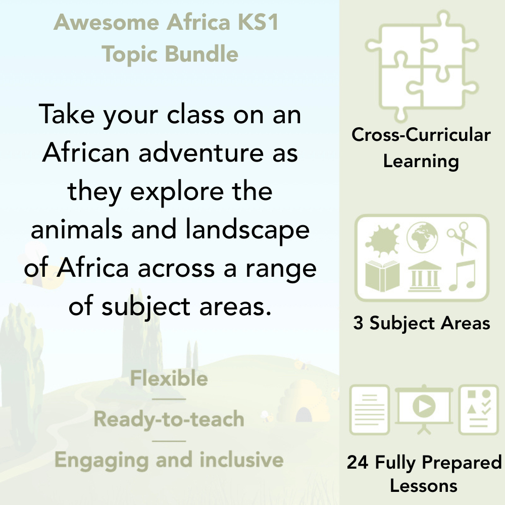 PlanBee Awesome Africa KS1 Topic Bundle