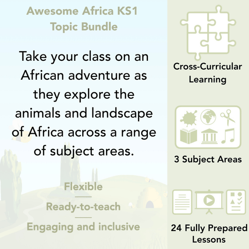PlanBee Awesome Africa KS1 Topic Bundle