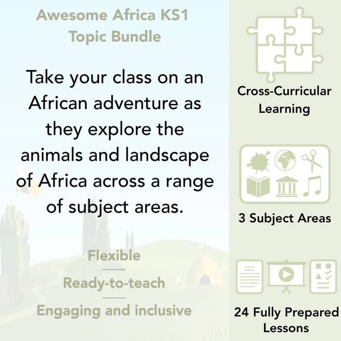 PlanBee Awesome Africa KS1 Topic Bundle
