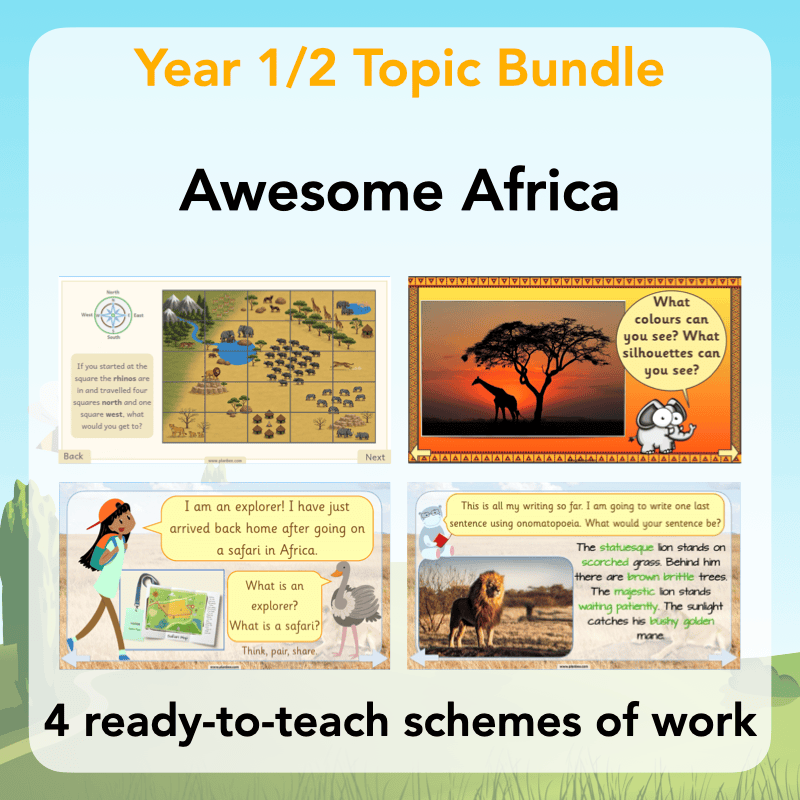 PlanBee Awesome Africa KS1 Topic Bundle