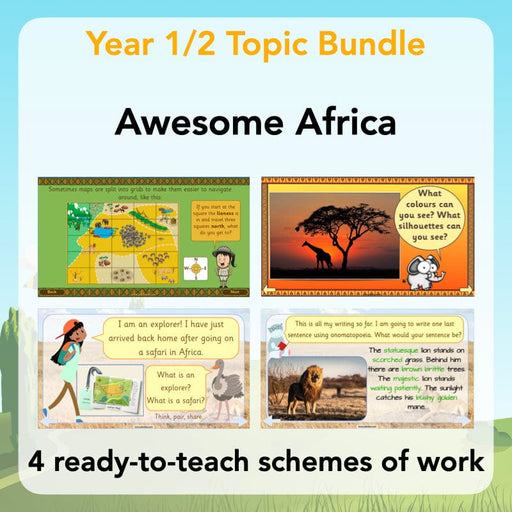 PlanBee Awesome Africa KS1 Topic Bundle