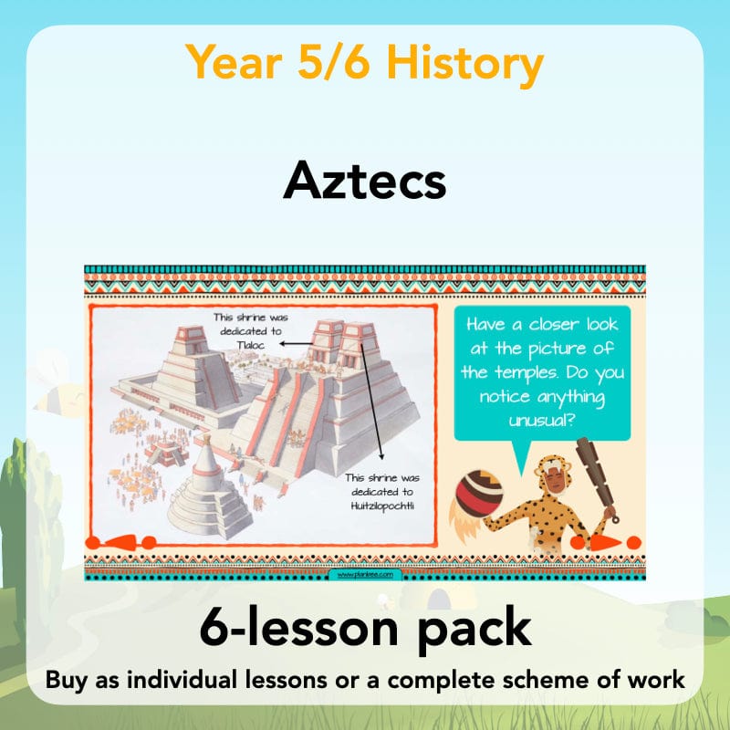 PlanBee Aztecs KS2 Lesson Planning and Resources 