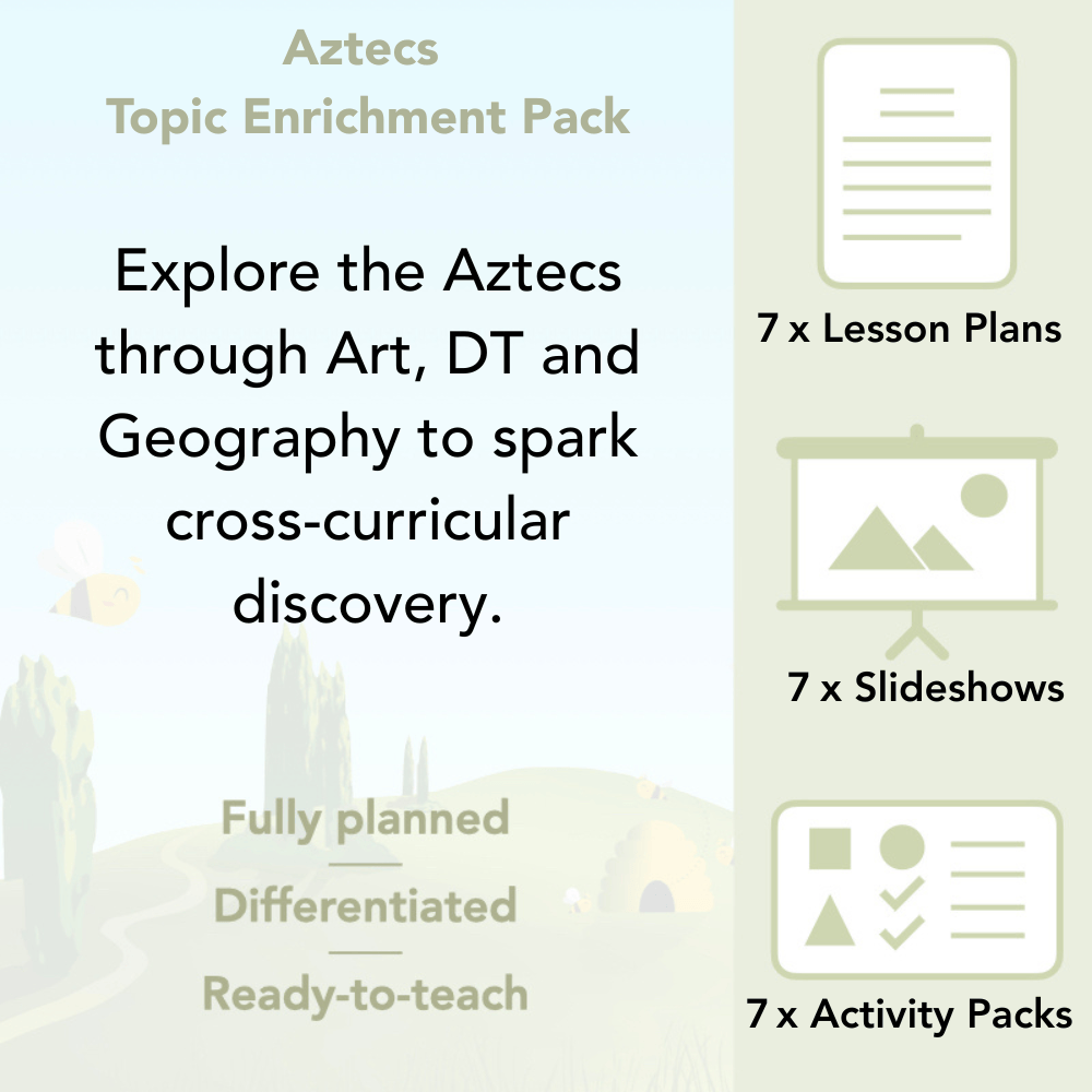 PlanBee Aztecs KS2 Topic Enrichment Pack