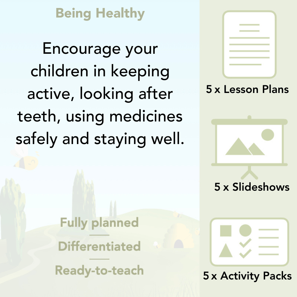 PlanBee Being Healthy PSHE KS1 lessons by PlanBee
