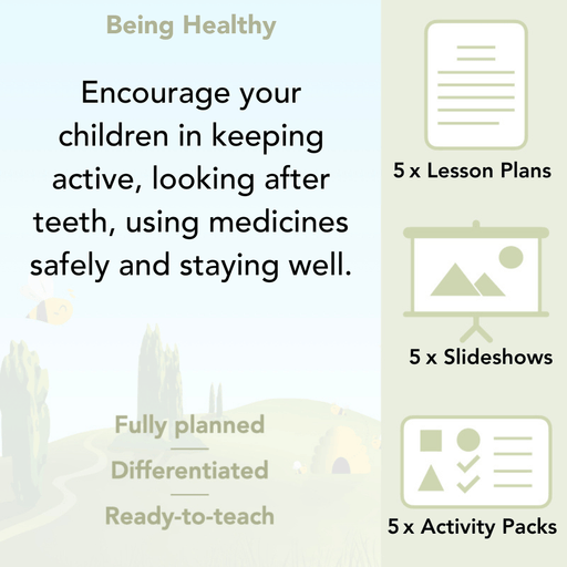 PlanBee Being Healthy PSHE KS1 lessons by PlanBee