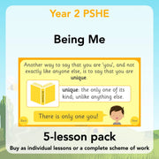 PlanBee Being Me | PSHE lessons KS1 | Year 2