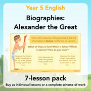PlanBee Alexander the Great KS2 | English Lessons | Biographies