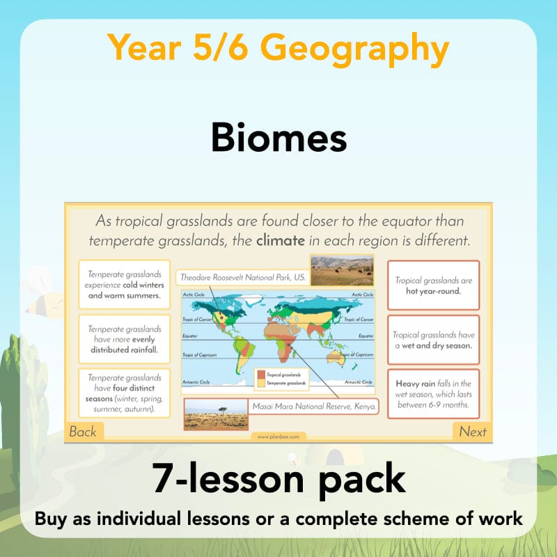 Biomes Lessons Biomes KS2 Geography Lessons – PlanBee