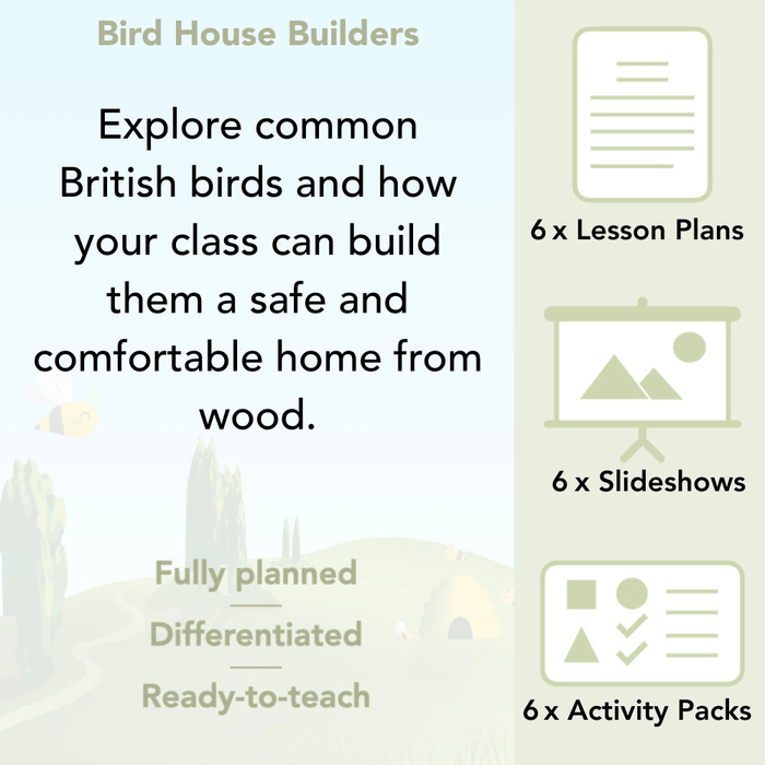 PlanBee Bird House Builders - DT Primary Resources for KS2 Year 6 | PlanBee