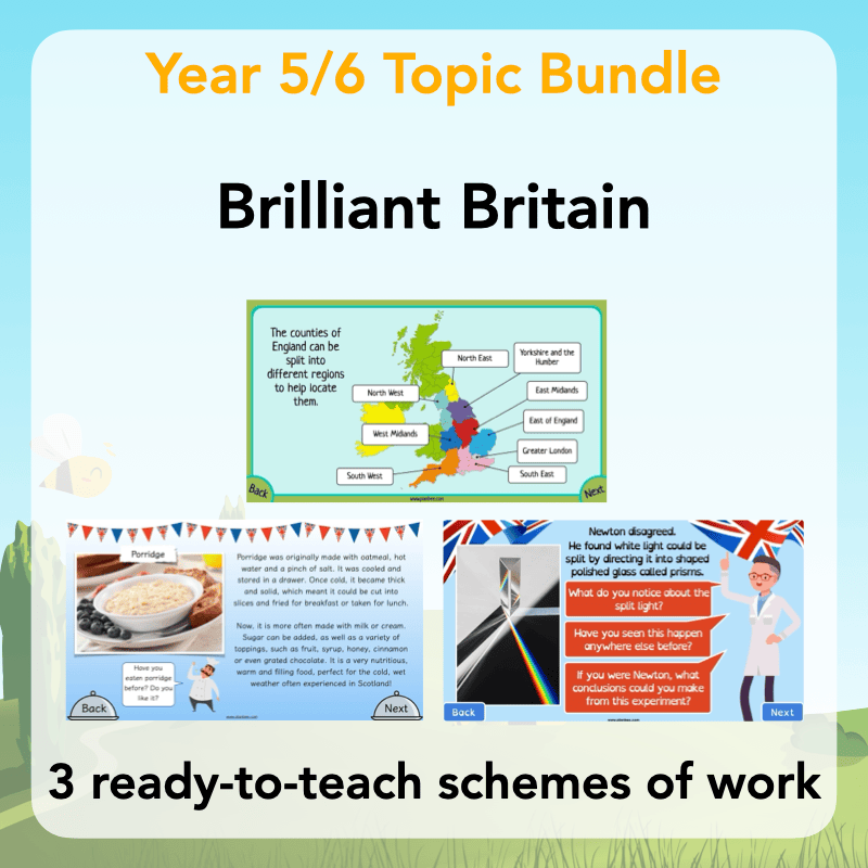 PlanBee Brilliant Britain KS2 Year 5 & Year 6 Topic