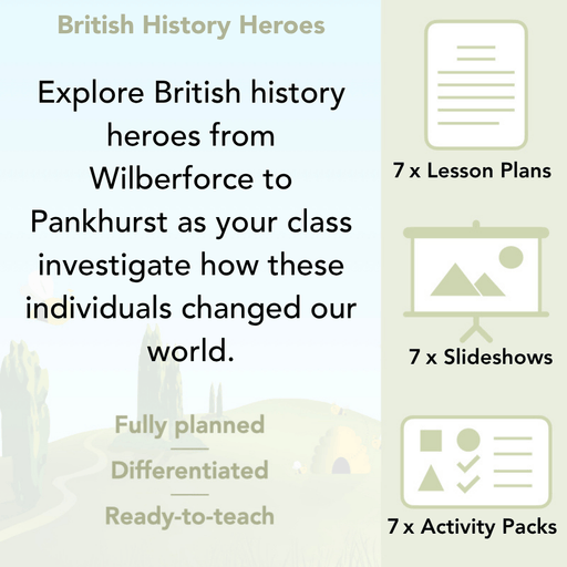 PlanBee British History Heroes KS2 History Lessons by PlanBee