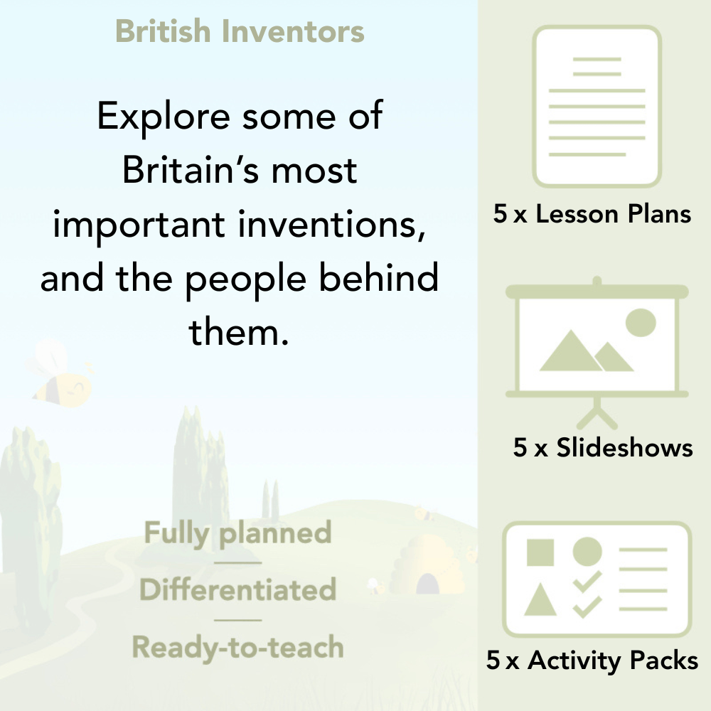 PlanBee British Inventors - British Inventions KS2 DT planning