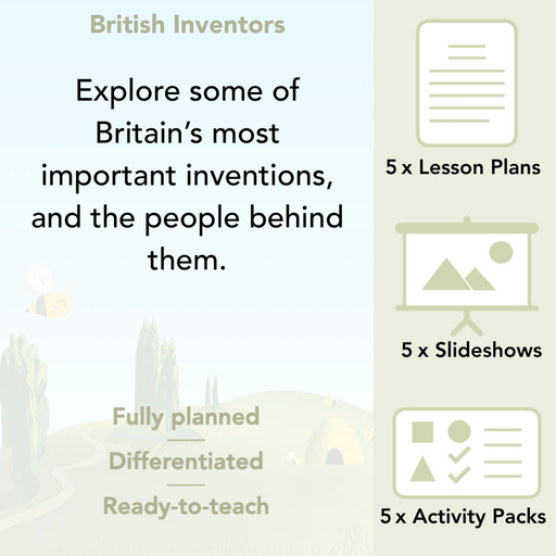 PlanBee British Inventors - British Inventions KS2 DT planning