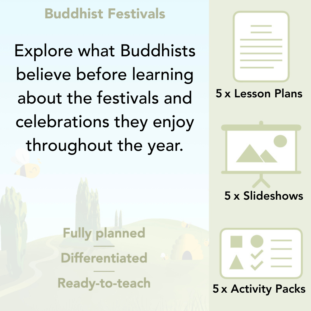 PlanBee Buddhists Festivals and Celebrations KS2 lesson by PlanBee
