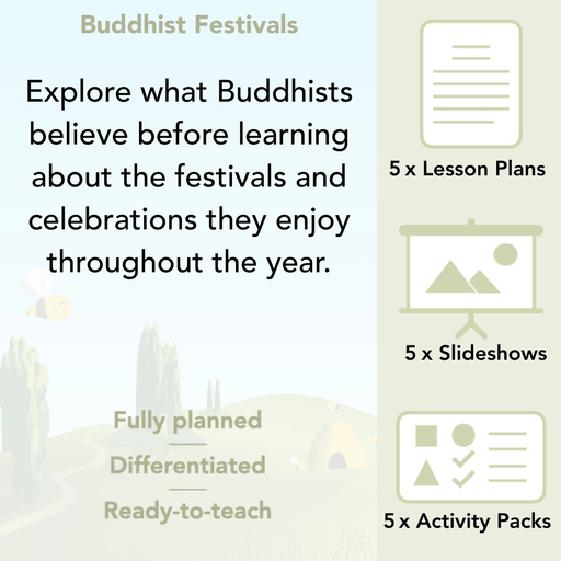 PlanBee Buddhists Festivals and Celebrations KS2 lesson by PlanBee