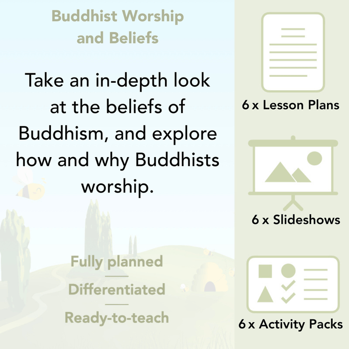 PlanBee Buddhist Worship and Beliefs - Buddhism KS2 RE by PlanBee