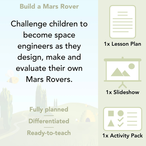 PlanBee Build a Mars Rover KS2 DT Lesson Pack