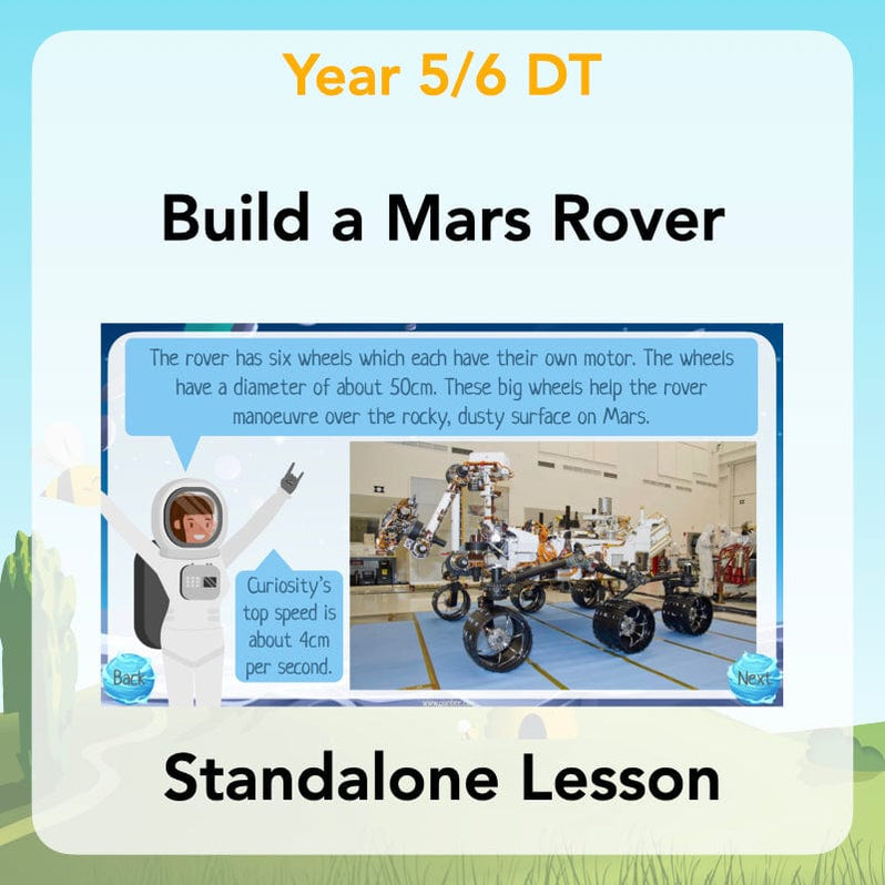 Build a Mars Rover KS2 DT Lesson Pack — PlanBee
