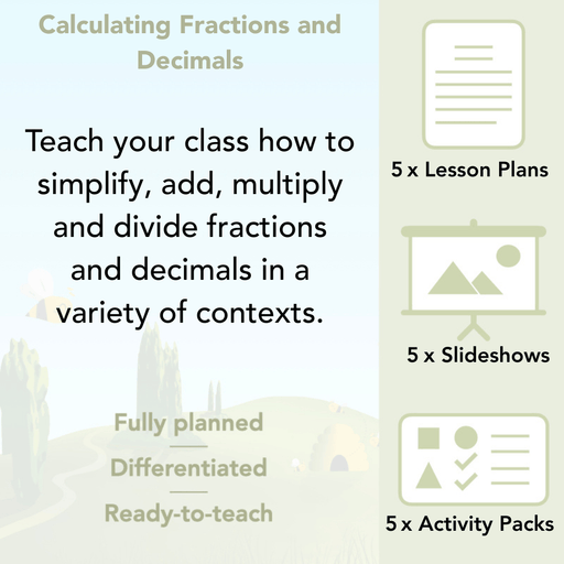 PlanBee Calculating with Fractions & Decimals Year 6 Maths | PlanBee