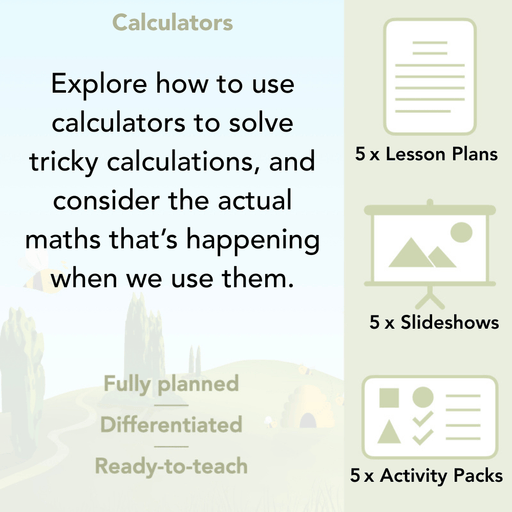 PlanBee Calculators - Year 6 Complete Maths Planning and Resources by PlanBee
