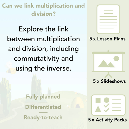 PlanBee Link Multiplication and Division Year 2 Maths by PlanBee
