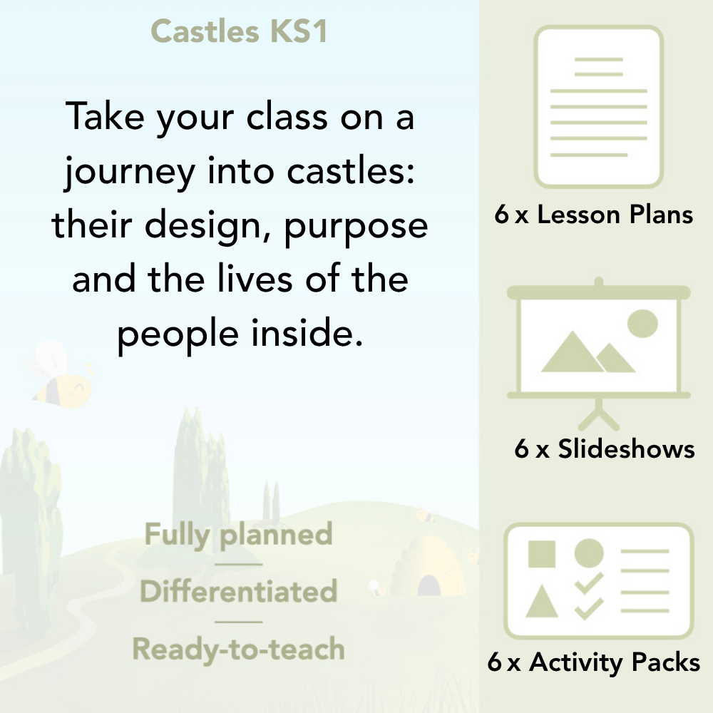 PlanBee Castles Castles KS1 History Lesson Planning and Resources