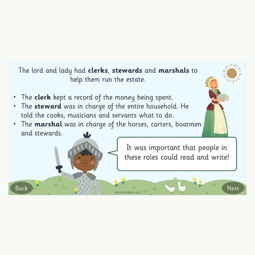 Lesson 3: Roles in Medieval Castles