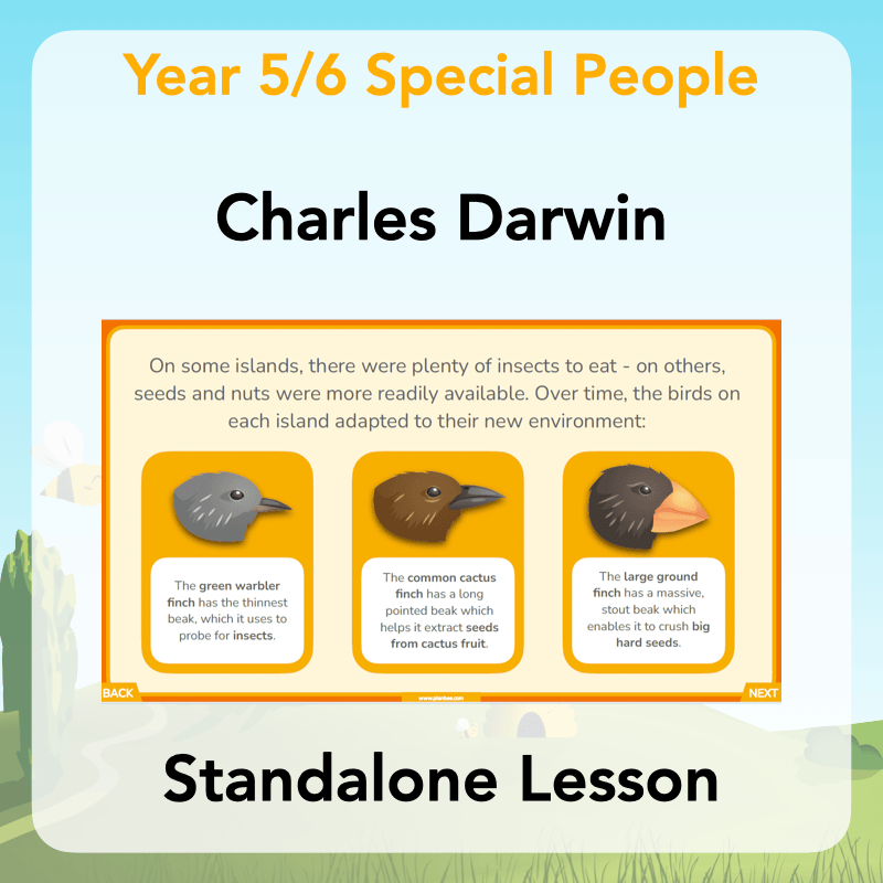 PlanBee Charles Darwin KS2 Lesson Pack