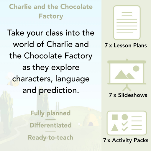 PlanBee Charlie and the Chocolate Factory Resources KS2 Pack | PlanBee