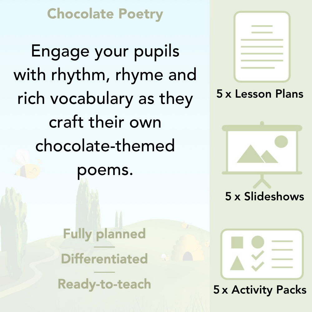 PlanBee Chocolate Poetry KS2 | Poetry Year 4