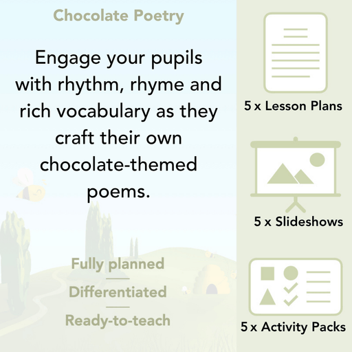 PlanBee Chocolate Poetry KS2 | Poetry Year 4