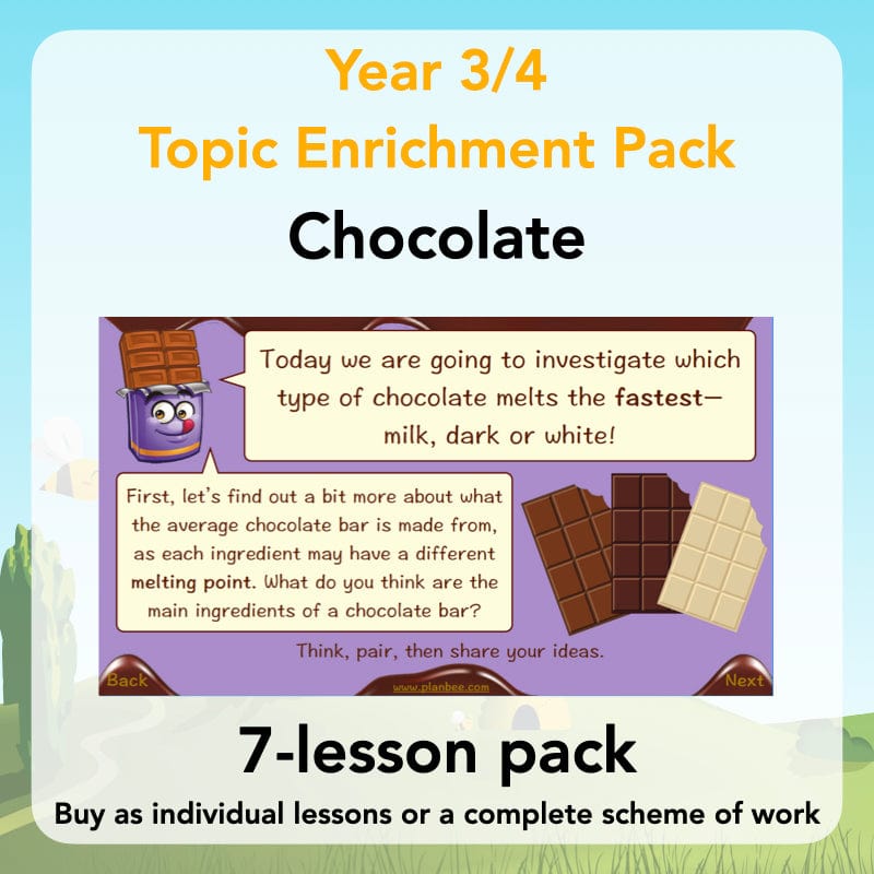 PlanBee Chocolate Topic KS2 Enrichment Lesson Pack